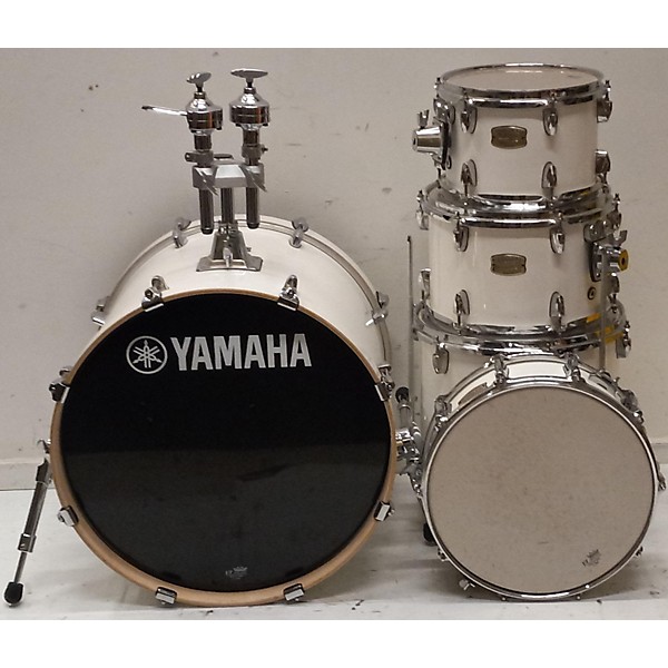 Used Yamaha Stage Custom Drum Kit White Guitar Center