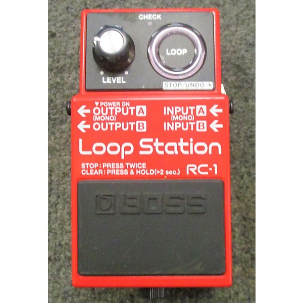 Used Boss Rc Loop Station Pedal Guitar Center