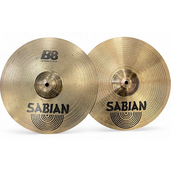 Used Sabian Used Sabian In B Hi Hat Pair Cymbal Guitar Center