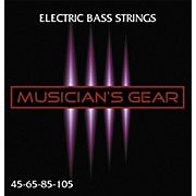 Musician's Gear Electric 4-String Nickel Plated Steel Bass Strings