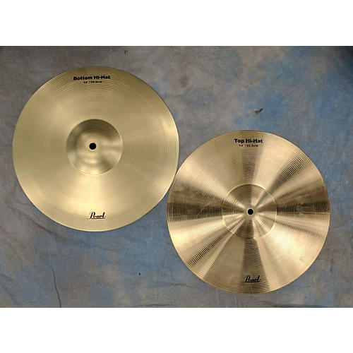 Used Pearl 14in HI HAT PAIR Cymbal Guitar Center