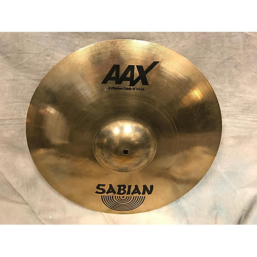 Used Sabian 18in AAX Xplosion Crash Cymbal Guitar Center