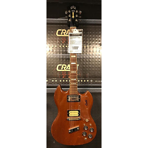 Vintage Guild 1975 S100 Solid Body Electric Guitar Natural Guitar Center