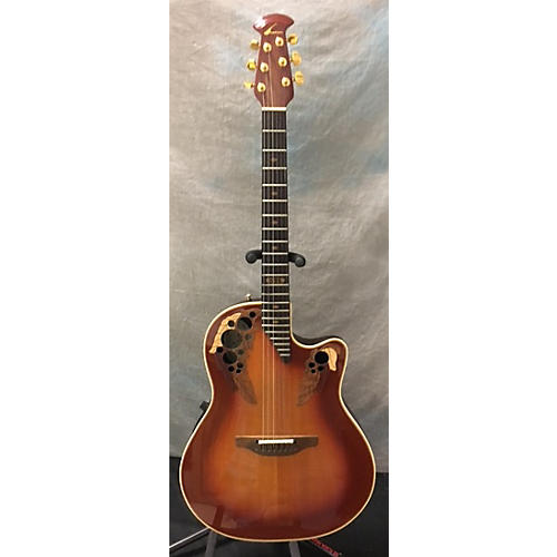 Used Ovation 19851 Acoustic Electric Guitar Brown Sunburst Guitar Center