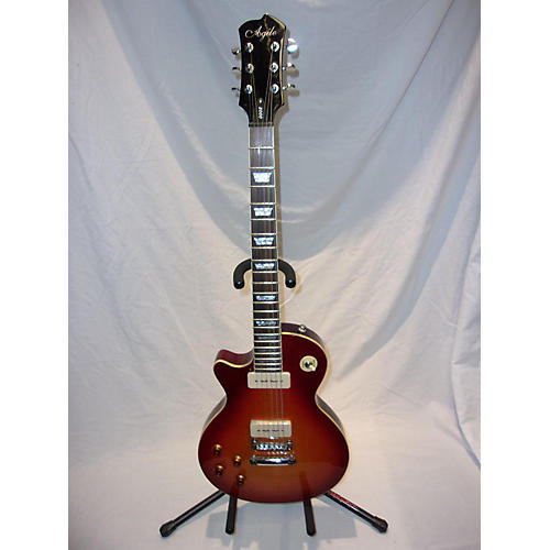Used Agile 2000 P90 LEFT HANDED LES PAUL Solid Body Electric Guitar