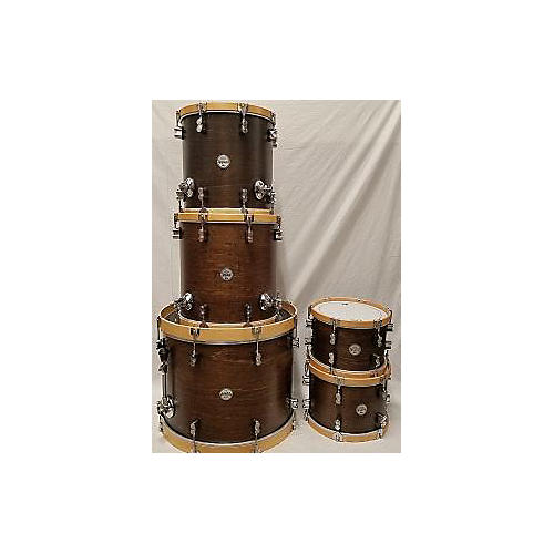 Used PDP by DW 2017 Concept Series Classic Wood Hoop Drum Kit Walnut
