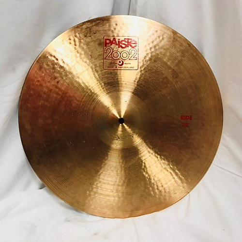 Used Paiste 20in 2002 Ride Cymbal Guitar Center