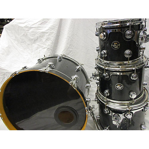 Used DW 4 Piece Drum Kit Drum Kit Charcoal Sparkle Guitar Center