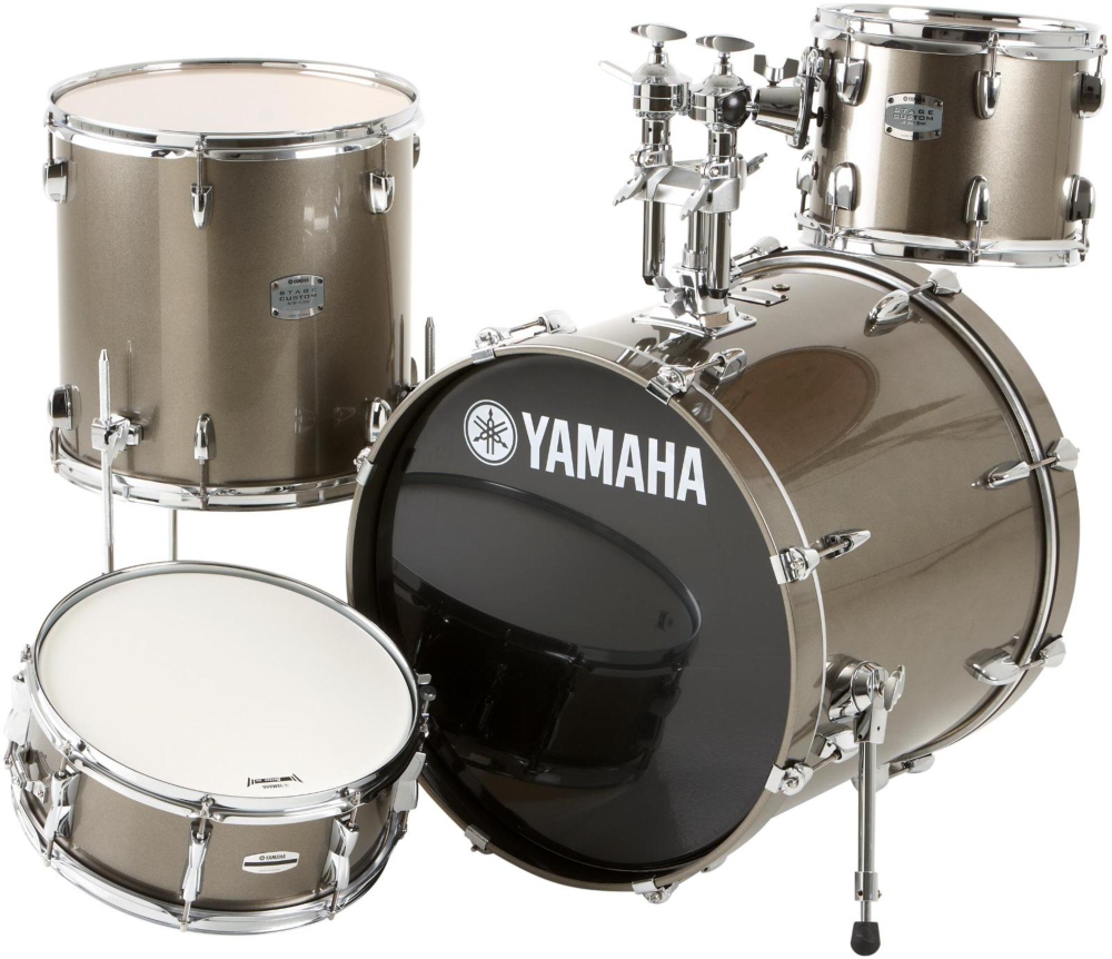 Yamaha Stage Custom Birch Drum Set with 20" Bass Drum Box 1 Dark Silver