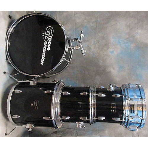 Used Groove Percussion 5 Piece 5 PIECE DRUM SET WITH CYMBAL Drum Kit ...
