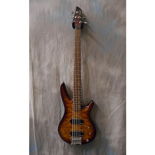 Used Austin 5 STRING BASS Electric Bass Guitar Vintage Sunburst
