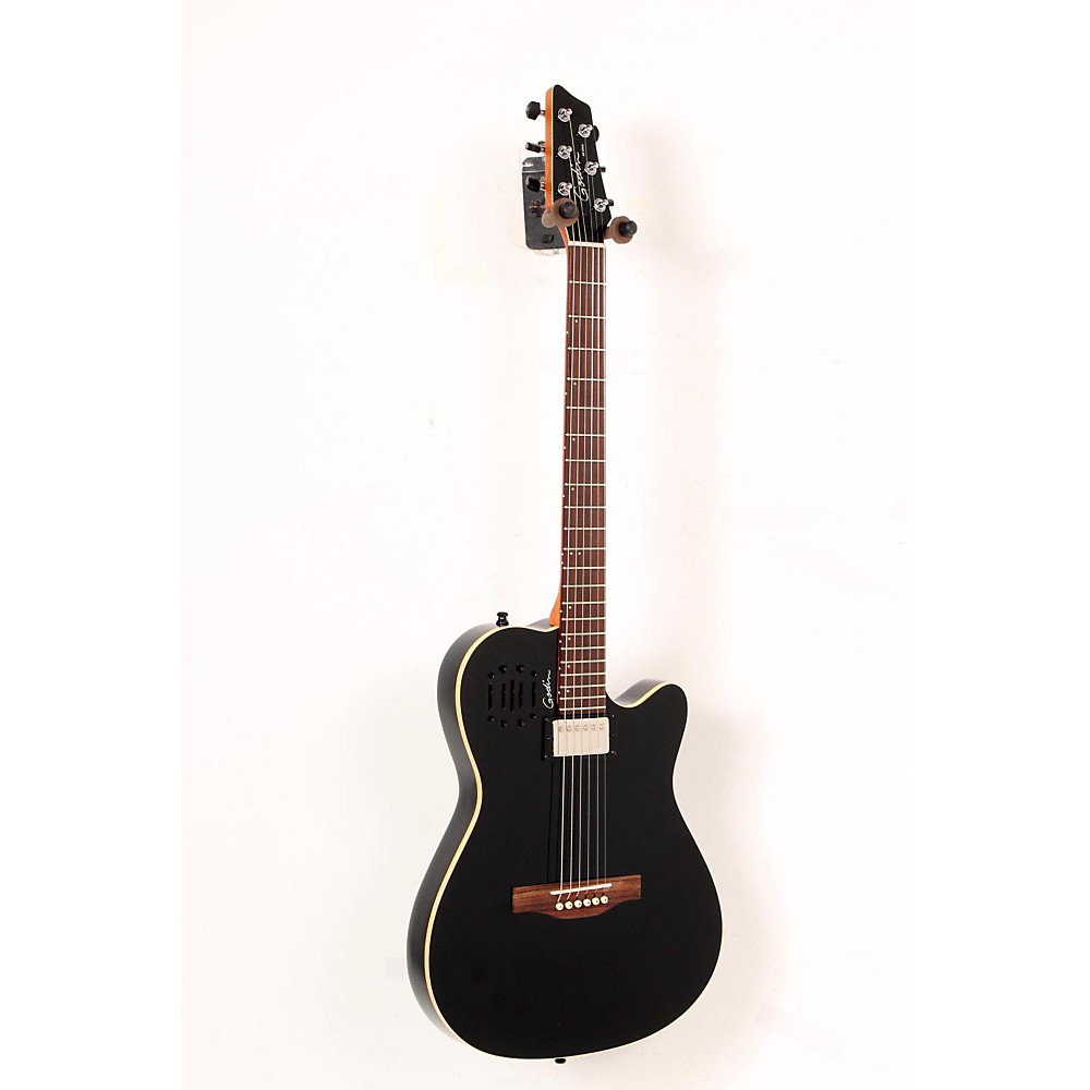 UPC 888365373218 product image for Godin A6 Ultra Hg Semi-Acoustic Electric Guitar Black 888365373218 | upcitemdb.com