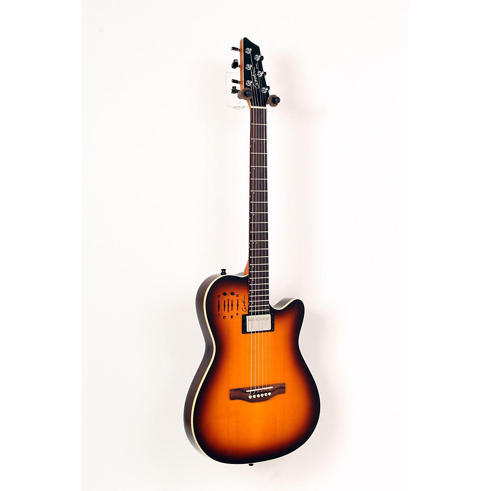 UPC 888365388205 product image for Godin A6 Ultra Hg Semi-Acoustic Electric Guitar Cognac Burst 888365388205 | upcitemdb.com