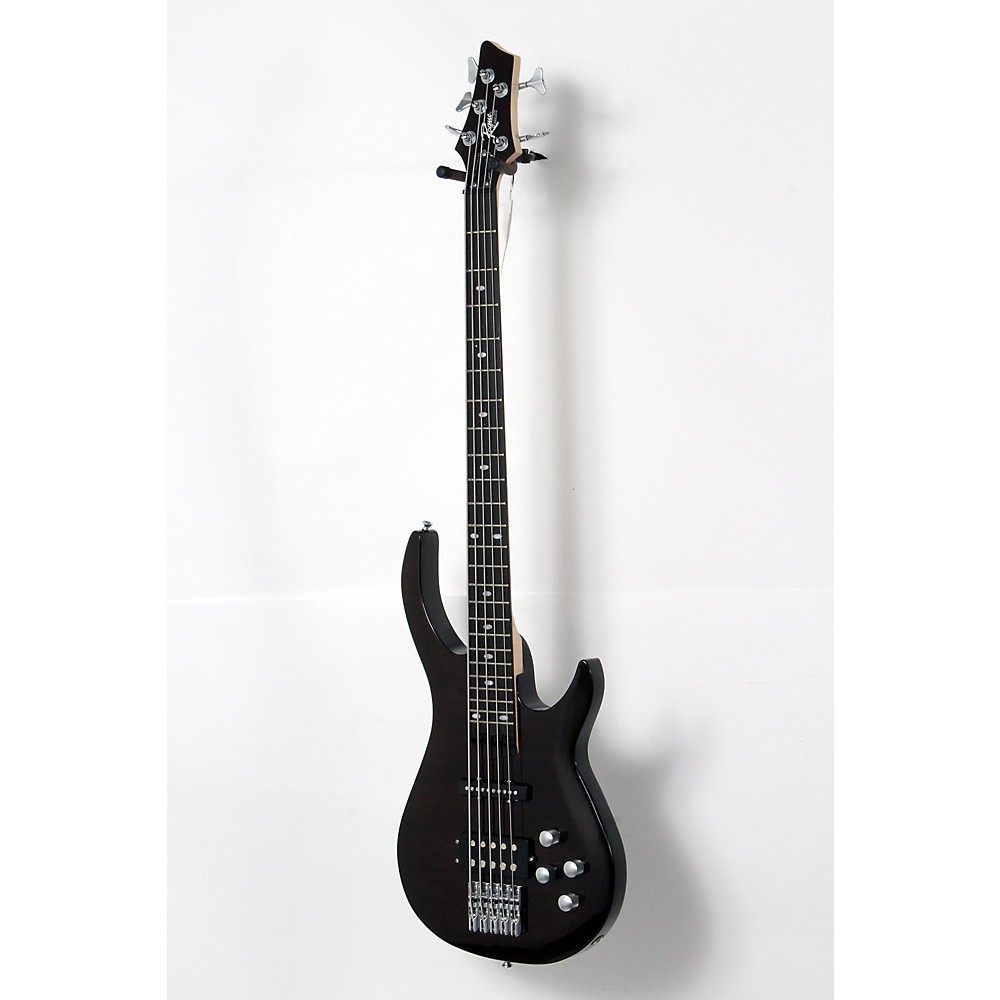 Rogue LX405 Series III Pro 5-String Electric Bass Guitar Transparent Black 