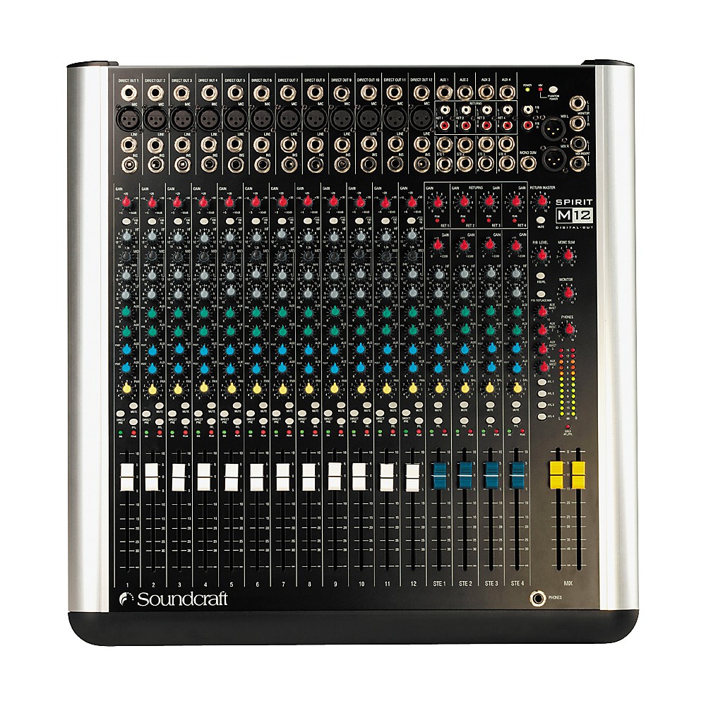 EAN 6887051121724 product image for Soundcraft M Series Spirit M12 20-Channel Mixer | upcitemdb.com