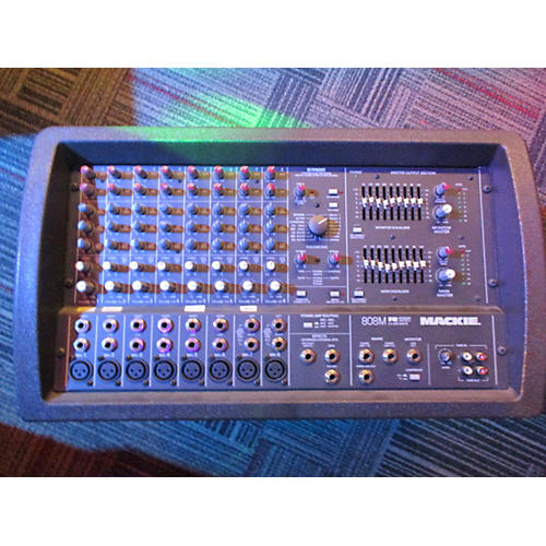 Used Mackie 808S FR SERIES 8 CHANNEL POWER AMP MIXER Powered Mixer
