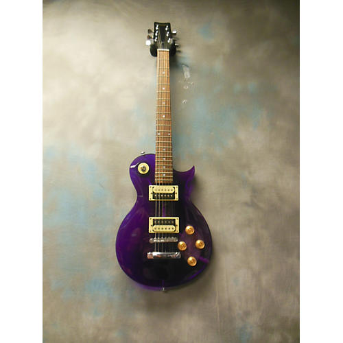 Used Galveston ACRYLIC Solid Body Electric Guitar Purple Guitar Center