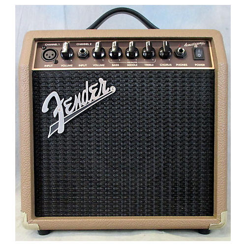 Used Fender Acoustasonic 15 Acoustic Guitar Combo Amp Guitar Center