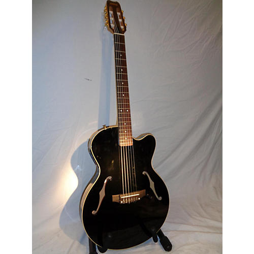 Used Yamaha Aex 500n Classical Acoustic Electric Guitar Black Guitar