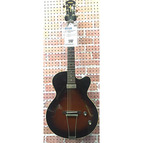 Used Yamaha Aex500 Hollow Body Electric Guitar Vintage Sunburst Guitar Center