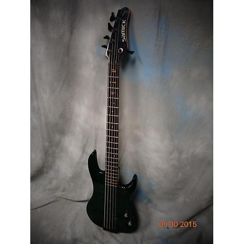 Used Samick Artist Series Trans Green Electric Bass Guitar Guitar Center