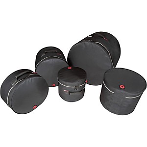 Road Runner Avenue Series 5-Piece Drum Bag Set Standard - 12x11, 13x12, 16x16, 14x6.5, 22x18 in. Black