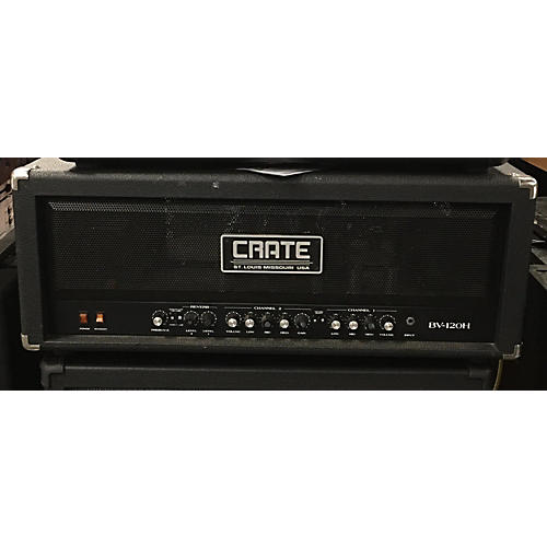 Used Crate BV120H Blue Voodoo 120W Tube Guitar Amp Head Guitar Center