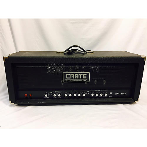 Used Crate BV120H Blue Voodoo 120W Tube Guitar Amp Head Guitar Center