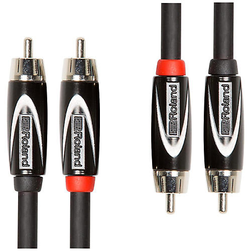 Roland Black Series Dual RCARCA Interconnect Cable Guitar Center