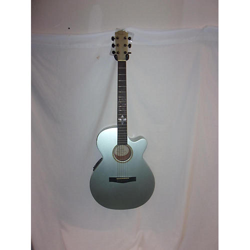 Used Fender Celtic SMS Acoustic Electric Guitar Metallic Gray Guitar