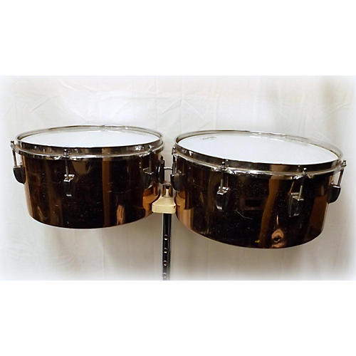 Used Ludwig Copper Timbale Set Timbales Guitar Center