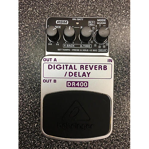 Used Behringer DR400 Digital Reverb/Delay Effect Pedal Guitar Center