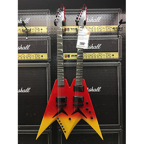 Used Dean Dave Mustaine Double Neck Electric Guitar Blood Lust