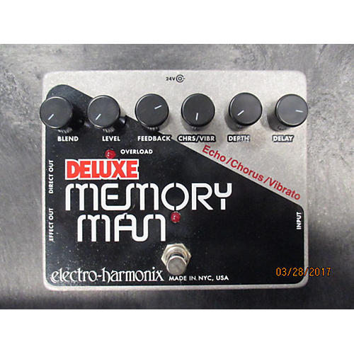 Used Electro Harmonix Deluxe Memory Man Effect Pedal Guitar Center