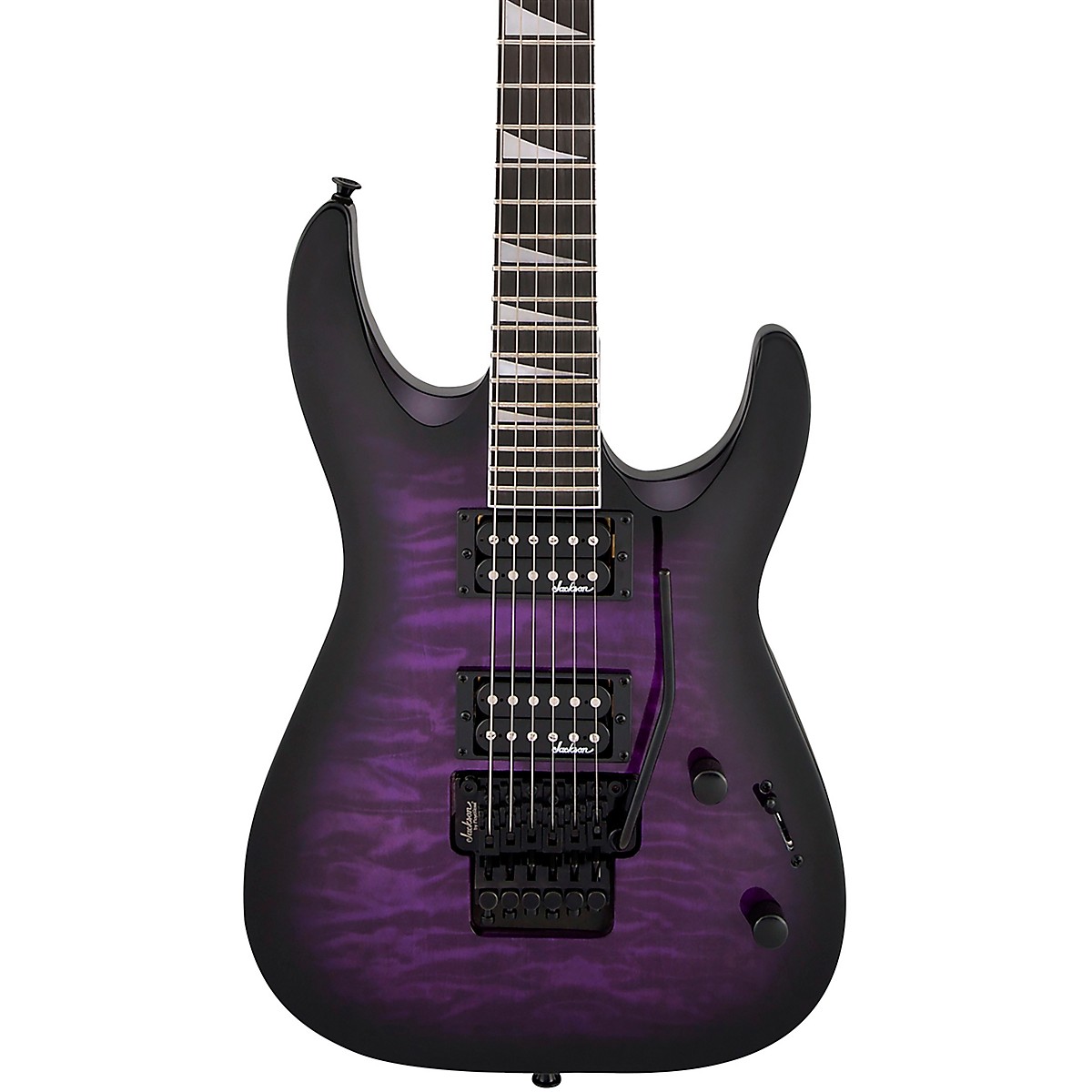 Jackson Dinky Js Q Dka Arch Top Electric Guitar Transparent Purple