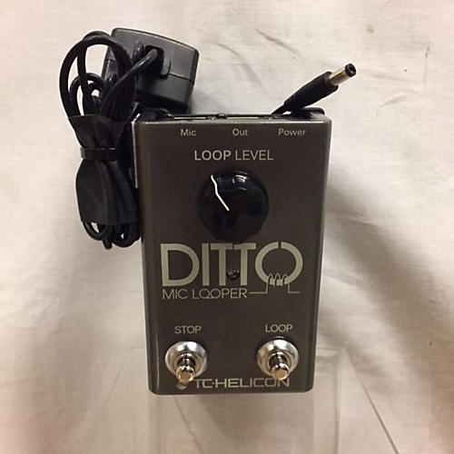 Used TC Helicon Ditto Mic Looper Pedal Guitar Center