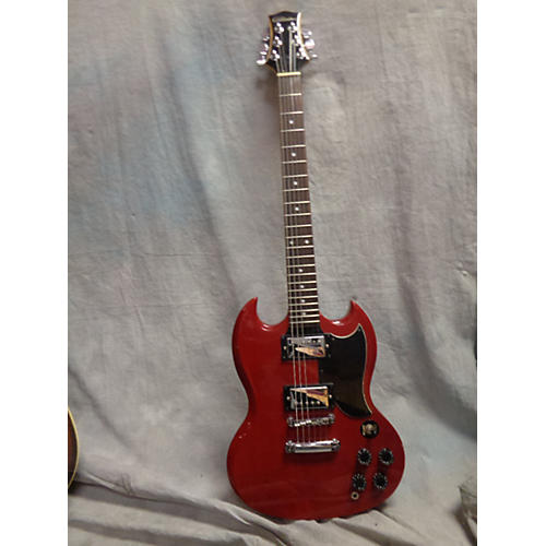 Used Silvertone Double Cut Solid Body Electric Guitar Guitar Center
