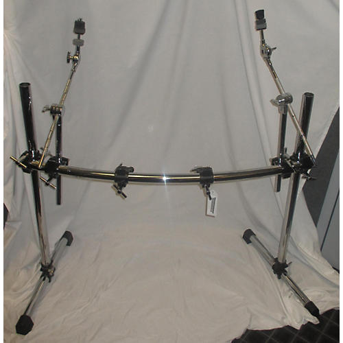 Used Gibraltar Drum Rack W/ 4 Clamps, 2 Booms Drum Rack Guitar Center