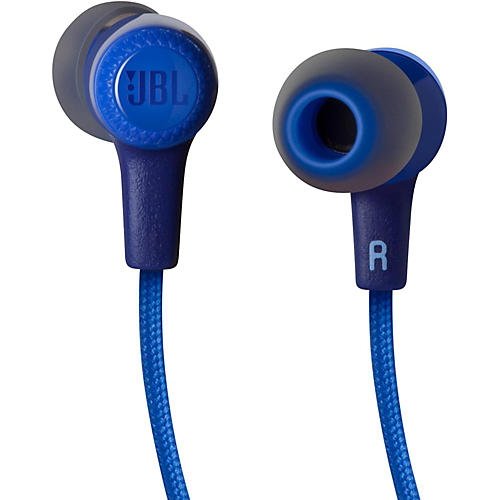 JBL E25BT Bluetooth InEar Headphones Blue Guitar Center