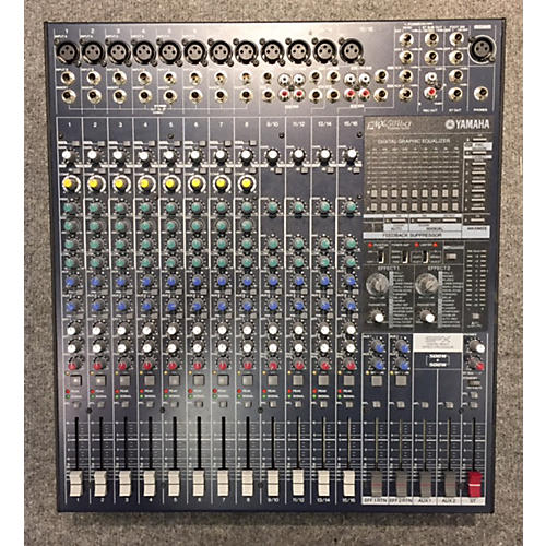 Used Yamaha EMX5016CF Powered Mixer Guitar Center