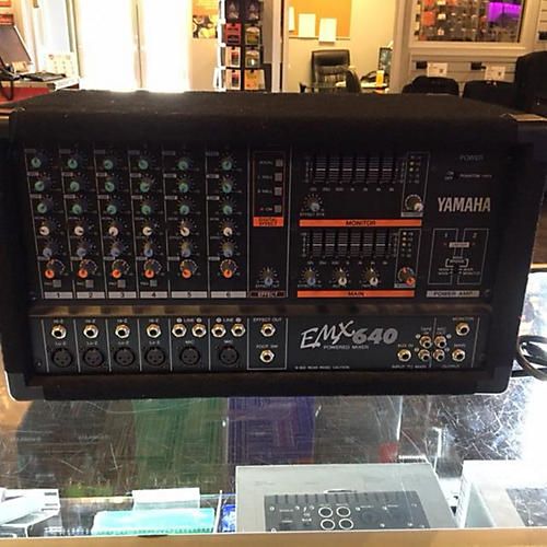 Used Yamaha EMX640 Powered Mixer Guitar Center