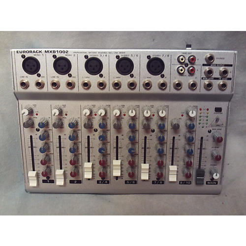Used Behringer EURORACK MXB1002 Powered Mixer Guitar Center