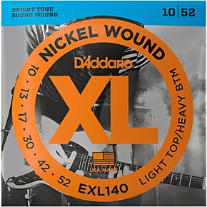 D'Addario EXL140 Nickelwound Guitar Strings 10-52 - What To