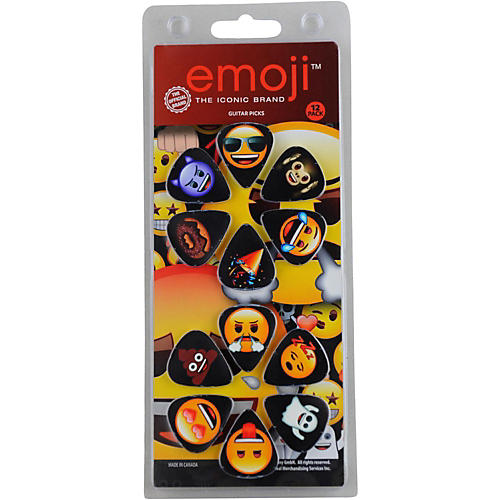 Perri's Emoji Favorites Guitar Pick 12Pack Medium 12 Pack Guitar Center