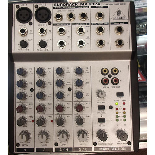 Used Behringer Eurorack MX602A Unpowered Mixer Guitar Center