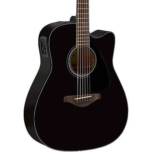 Yamaha FG Series FGX800C AcousticElectric Guitar Black Guitar Center