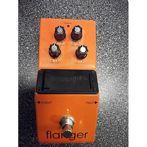 Used Starcaster By Fender Flanger Effect Pedal