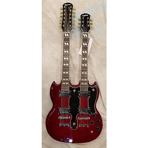 Used Epiphone G1275 Double Neck Solid Body Electric Guitar Guitar Center