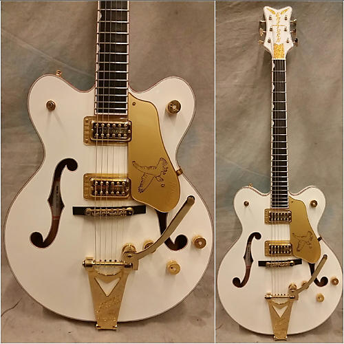 Used Gretsch Guitars G6139 White Falcon Hollow Body Electric Guitar