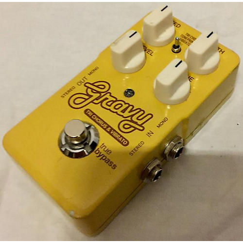 Used TC Electronic Gravy Tri Chorus And Vibrato Effect Pedal Guitar